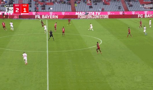 【德甲】格纳布里梅开 拜仁破连续进球纪录3比2科隆